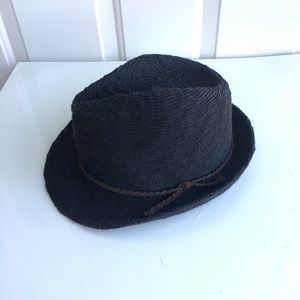 San Diego Fedora Raffia Black Hat